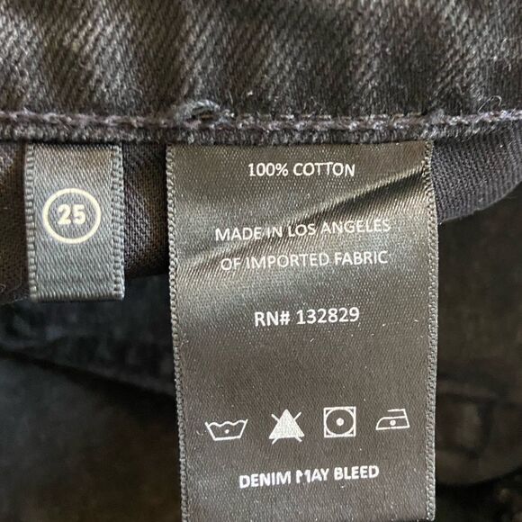 Grlfrnd The Amara Maxi Black Skirt Denim Pencil Size XS - Picture 10 of 10